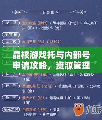 晶核游戲托與內(nèi)部號(hào)申請(qǐng)攻略，資源管理、高效利用策略以最大化賬號(hào)價(jià)值