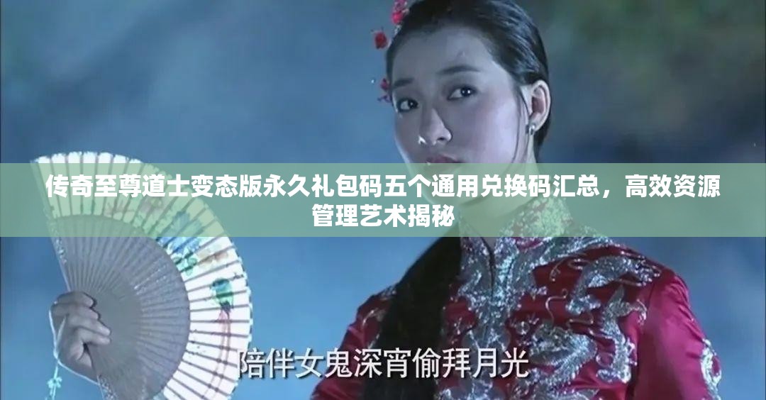 傳奇至尊道士變態(tài)版永久禮包碼五個通用兌換碼匯總，高效資源管理藝術揭秘