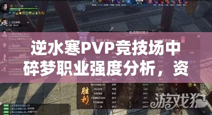 逆水寒PVP競技場中碎夢職業(yè)強(qiáng)度分析，資源管理技巧深度解析