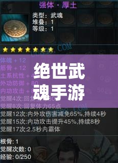 絕世武魂手游攻略，揭秘最強(qiáng)T0職業(yè)，助你輕松稱霸游戲江湖秘籍