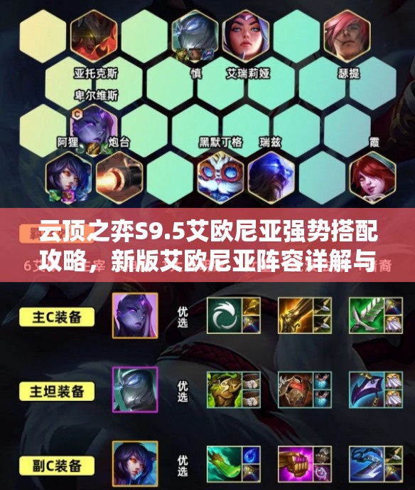 云頂之弈S9.5艾歐尼亞強勢搭配攻略，新版艾歐尼亞陣容詳解與資源管理策略