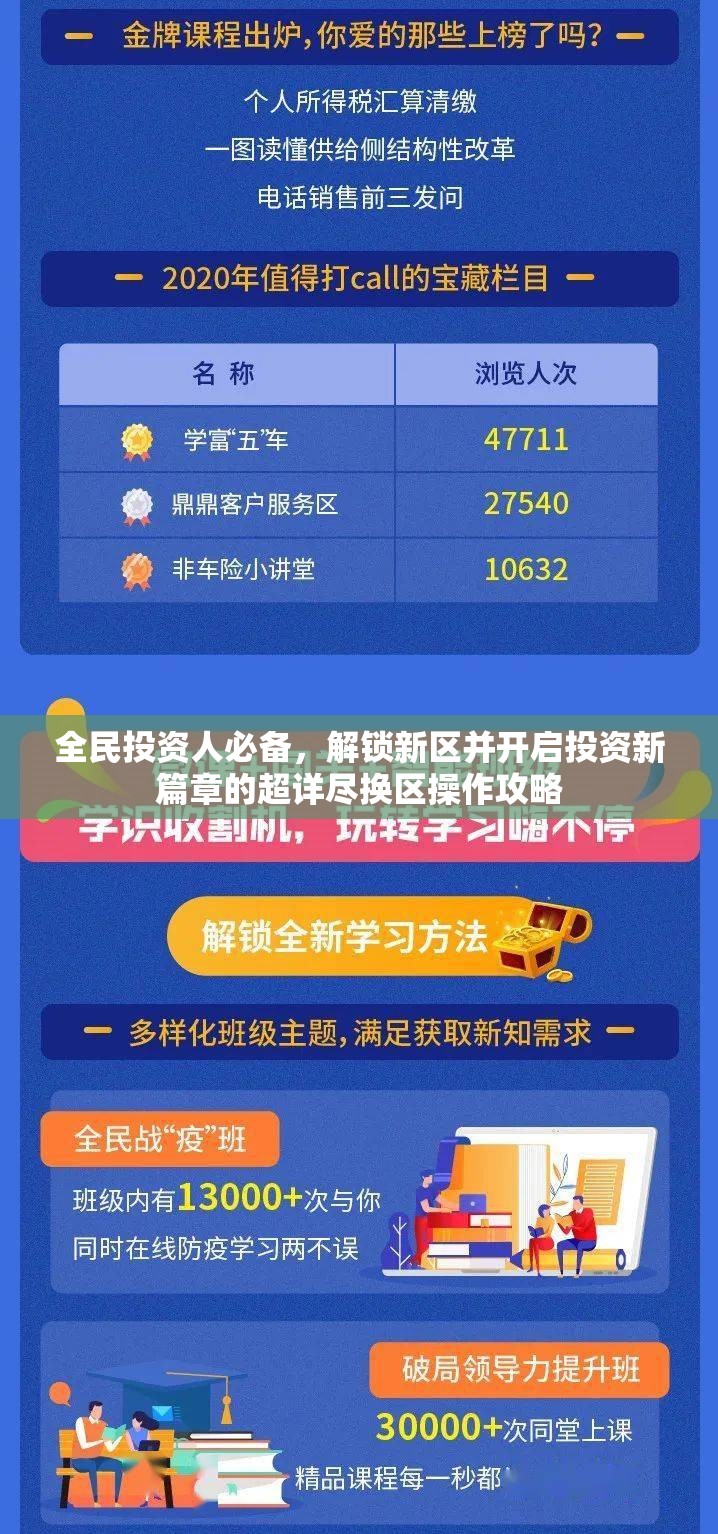 全民投資人必備，解鎖新區(qū)并開(kāi)啟投資新篇章的超詳盡換區(qū)操作攻略