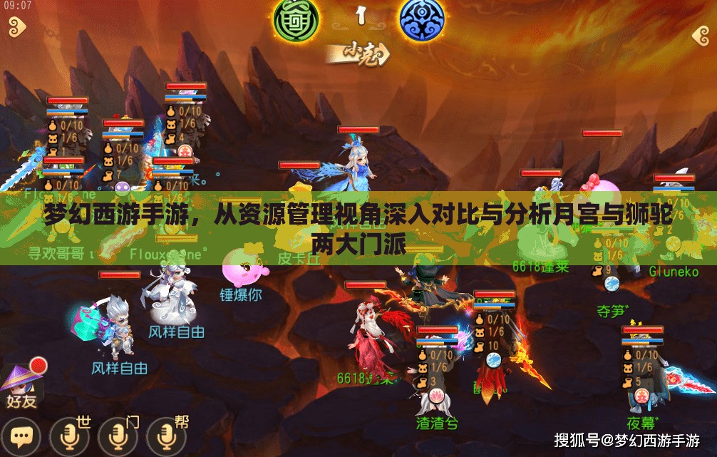 夢(mèng)幻西游手游，從資源管理視角深入對(duì)比與分析月宮與獅駝兩大門(mén)派