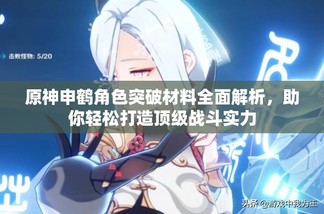 原神申鶴角色突破材料全面解析，助你輕松打造頂級戰(zhàn)斗實力
