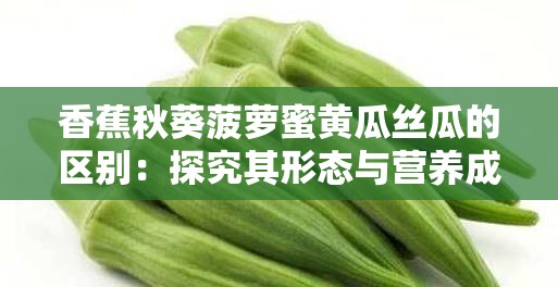 香蕉秋葵菠蘿蜜黃瓜絲瓜的區(qū)別：探究其形態(tài)與營養(yǎng)成分的不同