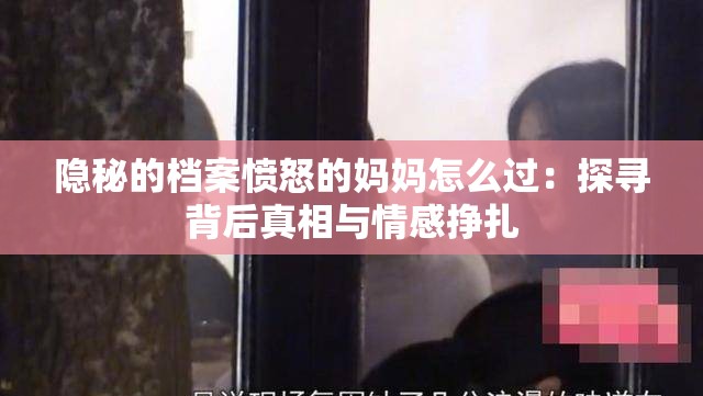 隱秘的檔案憤怒的媽媽怎么過(guò)：探尋背后真相與情感掙扎