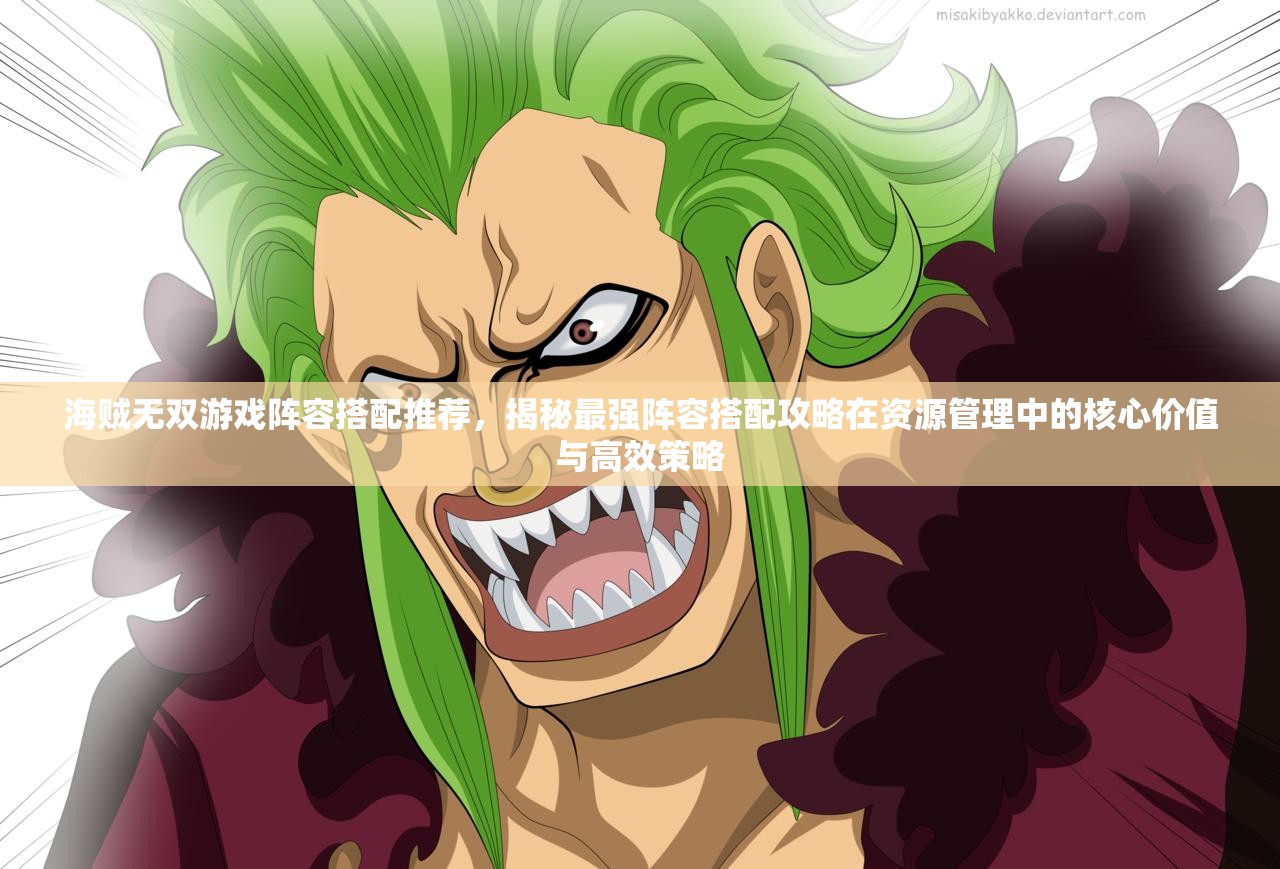 海賊無雙游戲陣容搭配推薦，揭秘最強陣容搭配攻略在資源管理中的核心價值與高效策略