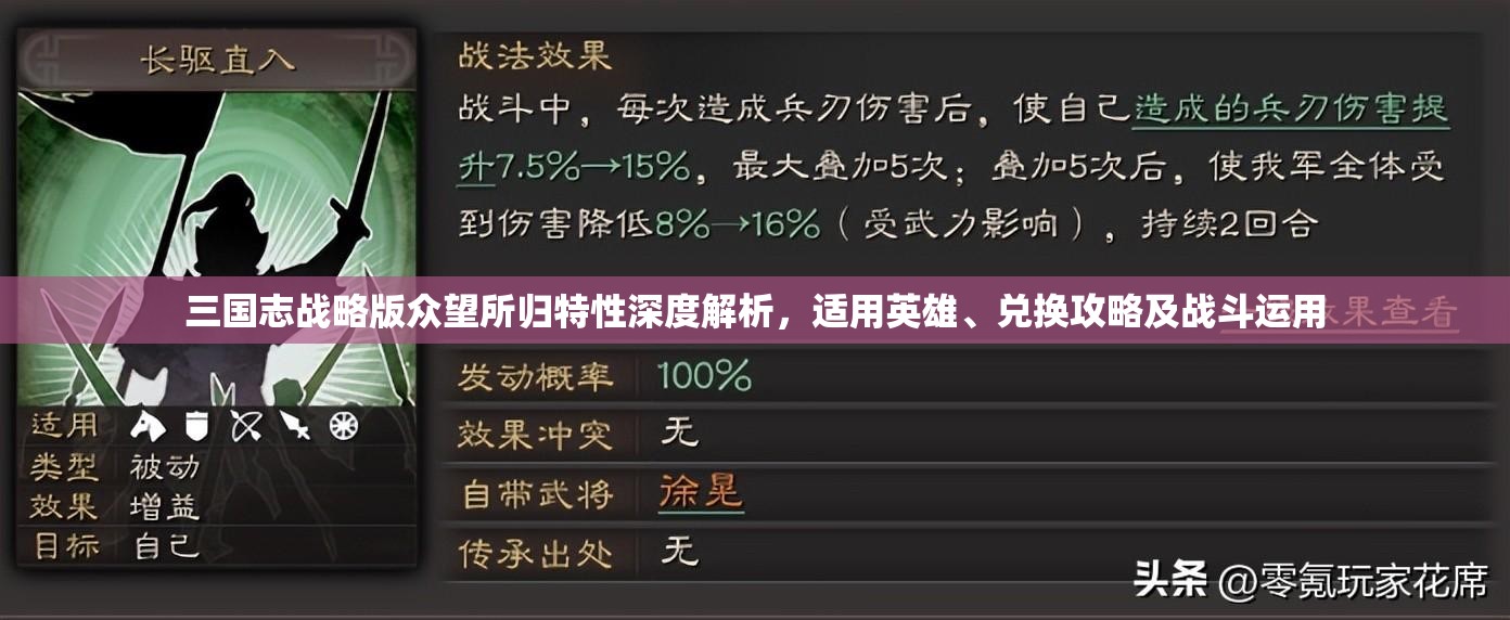 三國志戰(zhàn)略版眾望所歸特性深度解析，適用英雄、兌換攻略及戰(zhàn)斗運(yùn)用