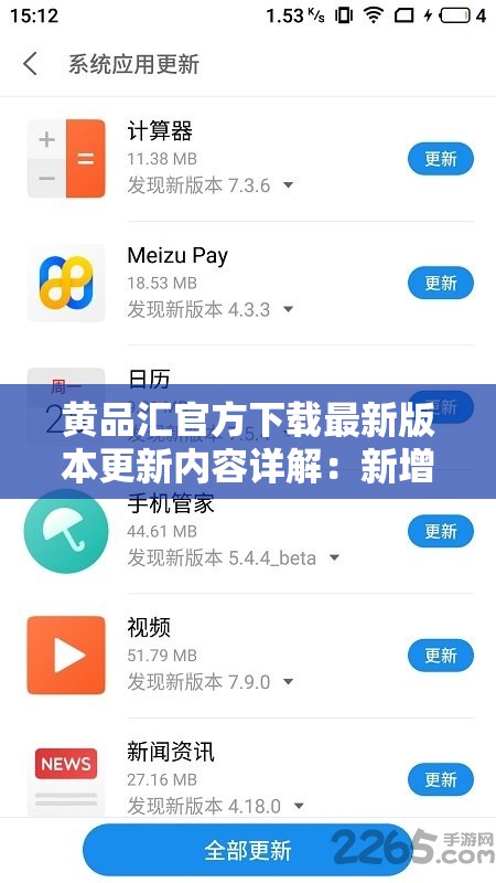 黃品匯官方下載最新版本更新內(nèi)容詳解：新增功能與優(yōu)化體驗全解析