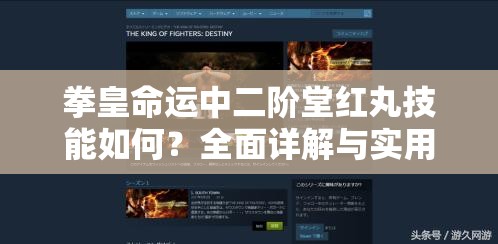 拳皇命運中二階堂紅丸技能如何？全面詳解與實用分析揭秘！