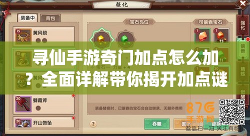 尋仙手游奇門加點(diǎn)怎么加？全面詳解帶你揭開加點(diǎn)謎團(tuán)！