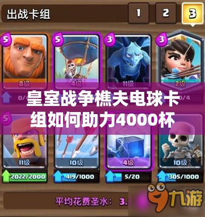 皇室戰(zhàn)爭(zhēng)樵夫電球卡組如何助力4000杯突破？未來玩法將迎革命性變革？